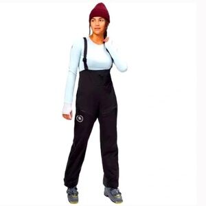 Women’s Backcountry Notchtop Gore-Tex Bibs, size L Black Overalls Pants